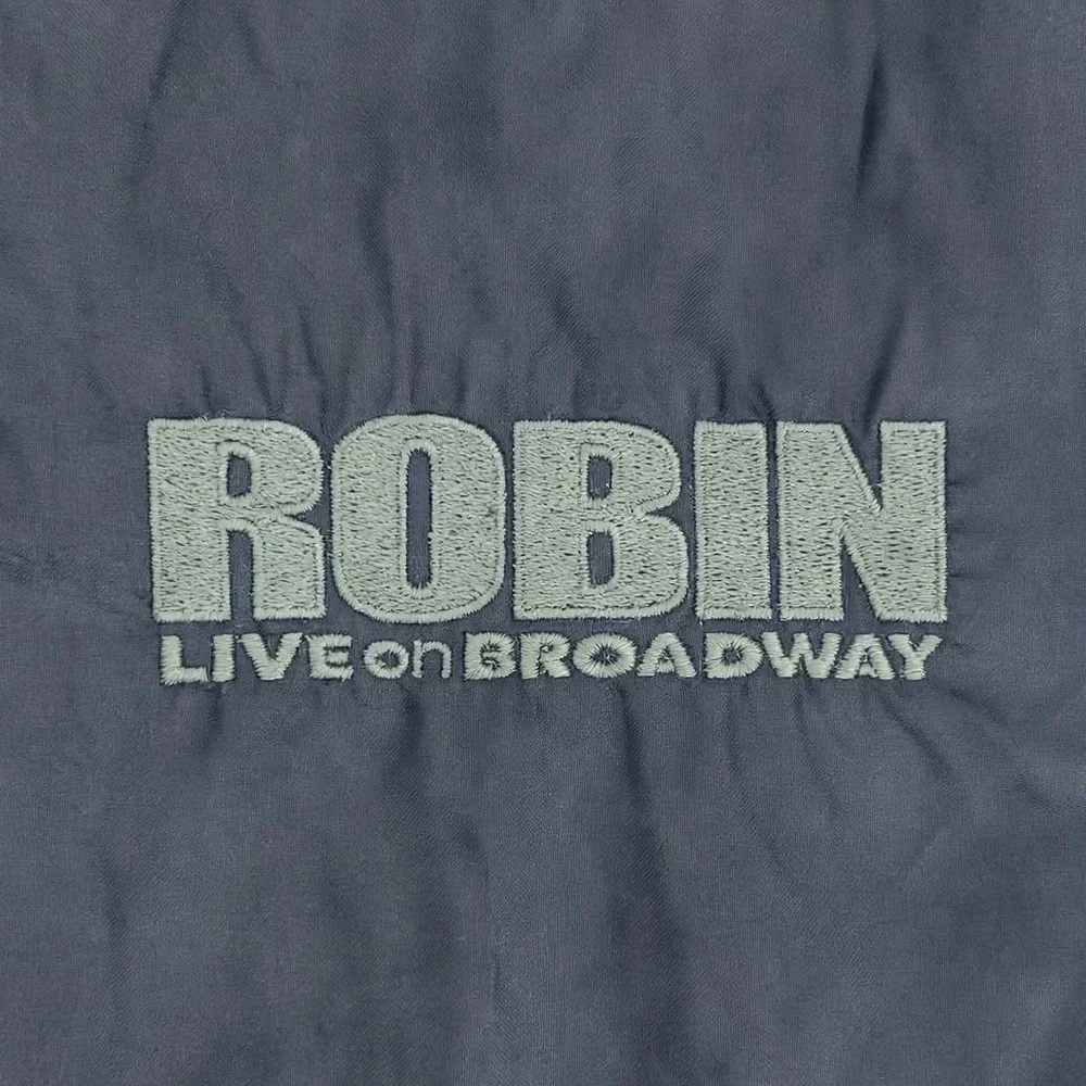 Robin Williams Live on Broadway HBO Crew Jacket L 2002 Roots Athletics Grey